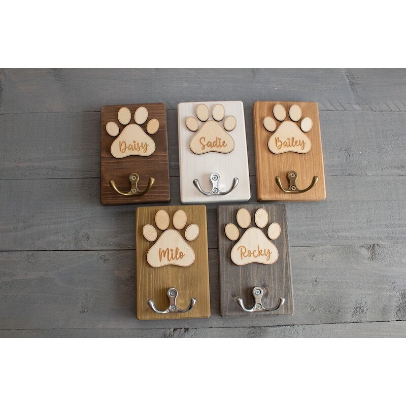 Wall Mounted Coat Rack Supplier - Farmhouse Leash Holder Pet Hanger