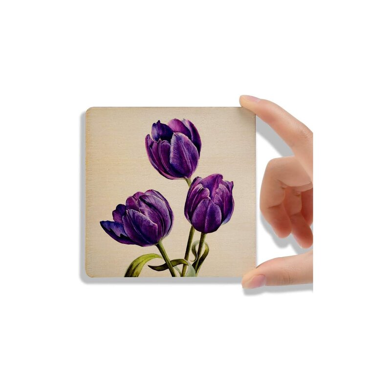 Square Wood Pieces Factory - 4x4 Inch Round Corner for DIY Projects