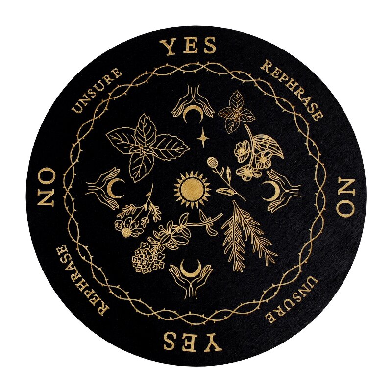Star Pendulum Board Factory - Round Design for Metaphysical Rituals