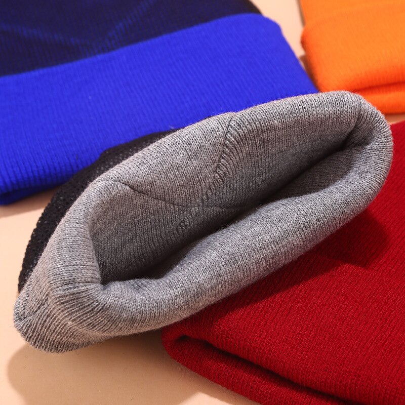 Winter Beanie Supplier - Wholesale Blank Custom Leather Label Embroidery