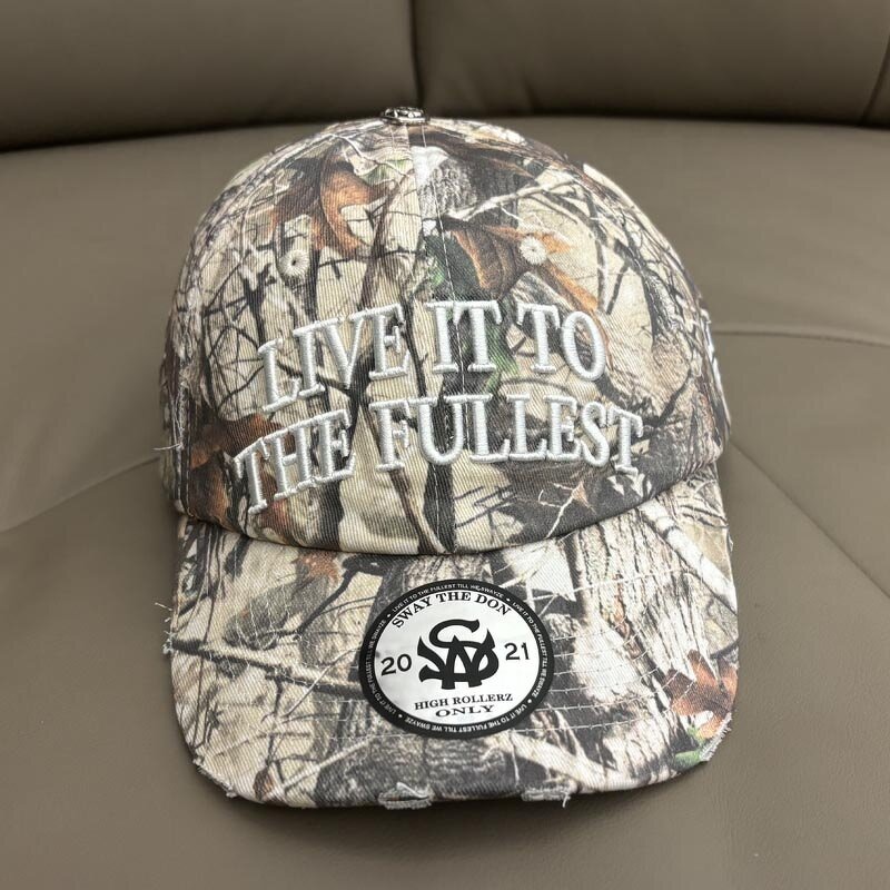 Dad Hat Factory - Custom Embroidery 3D Puff Low Profile Camo
