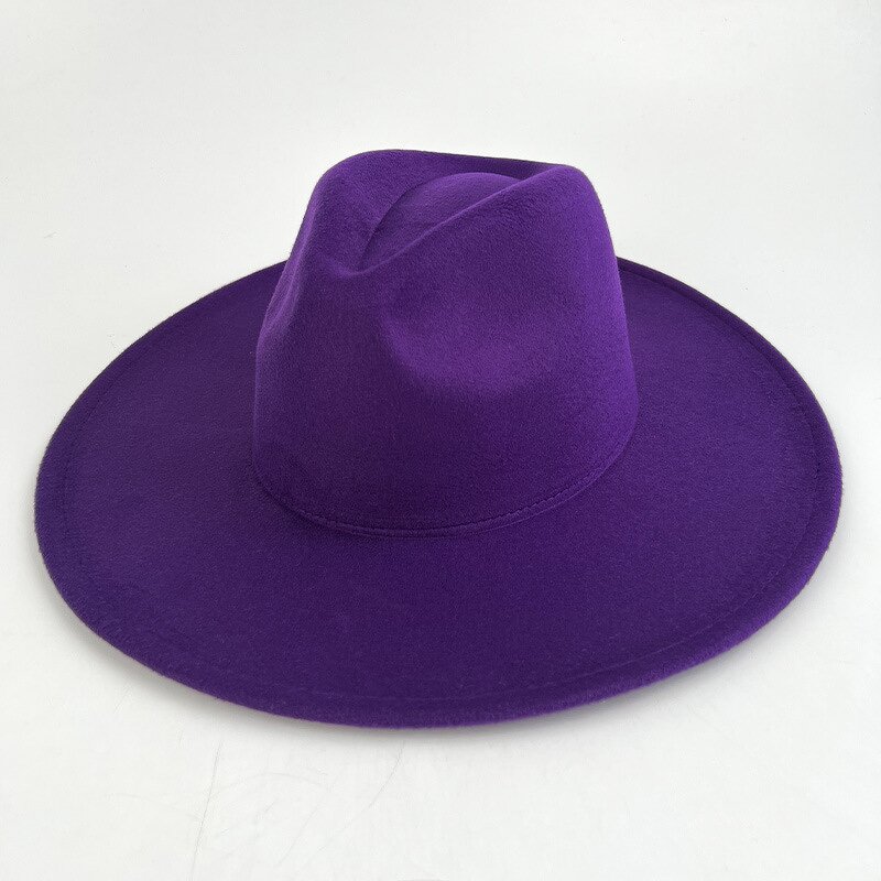 Fedora Hat Supplier - Vintage Solid Color Custom Brand Label Felt