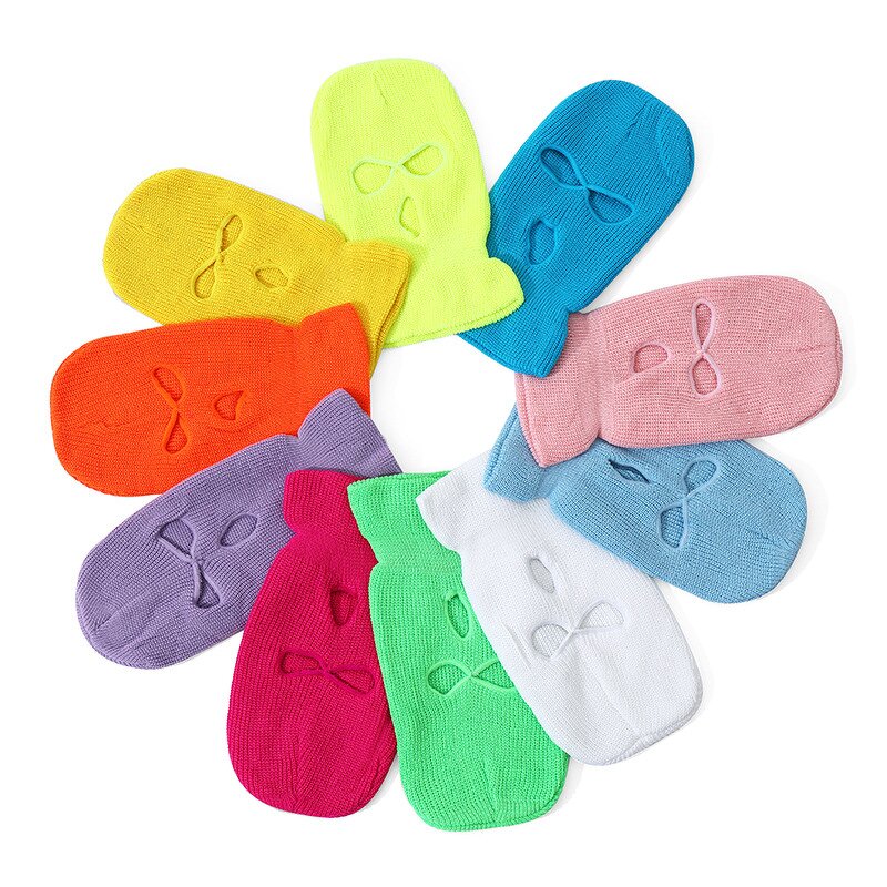 Ski Balaclava Factory - Wholesale Embroidery Custom Label Wool 3 Hole