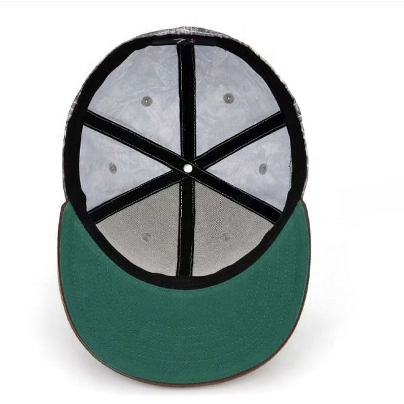 Baseball Hat Supplier - Full Custom 6 Panel Flat Brim Embroidery