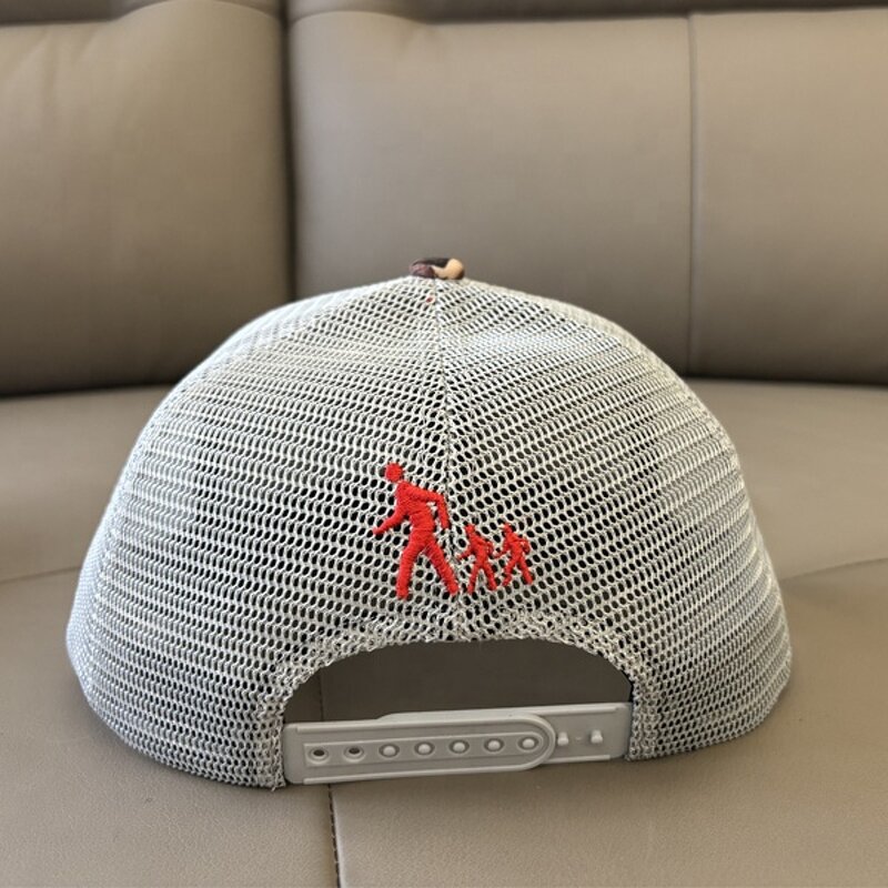 Mesh Trucker Snapback Hat Factory - Print Camouflage Contrast Flat Brim