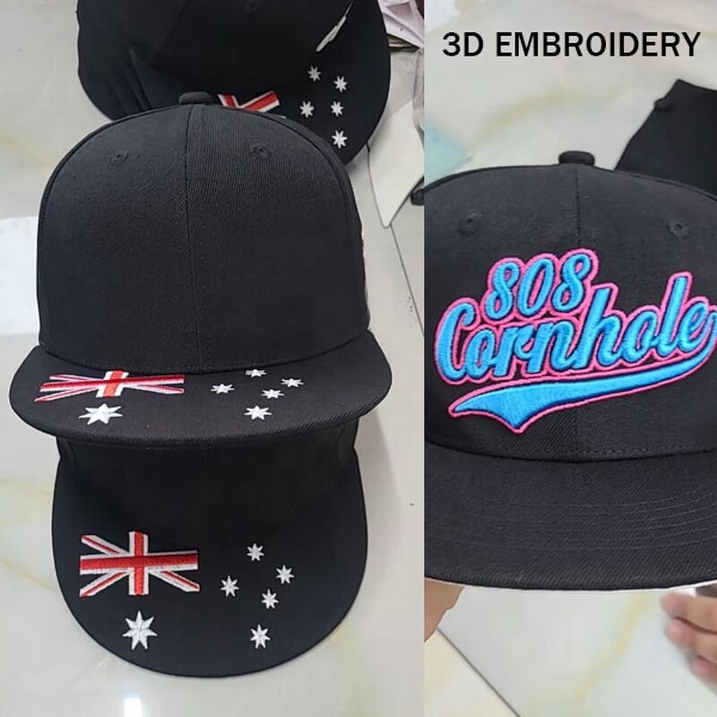 Snapback Hat Factory - Wholesale 2 Tones Print 6 Panel Baseball Cap