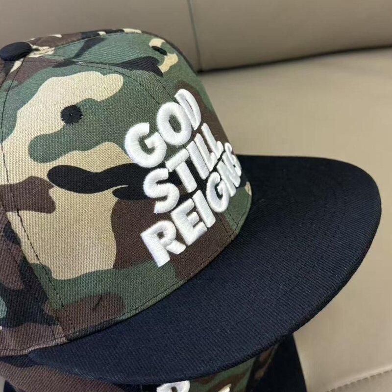 Camo Snapback Hat Factory - Low MOQ 3D Embroidery 6 Panel