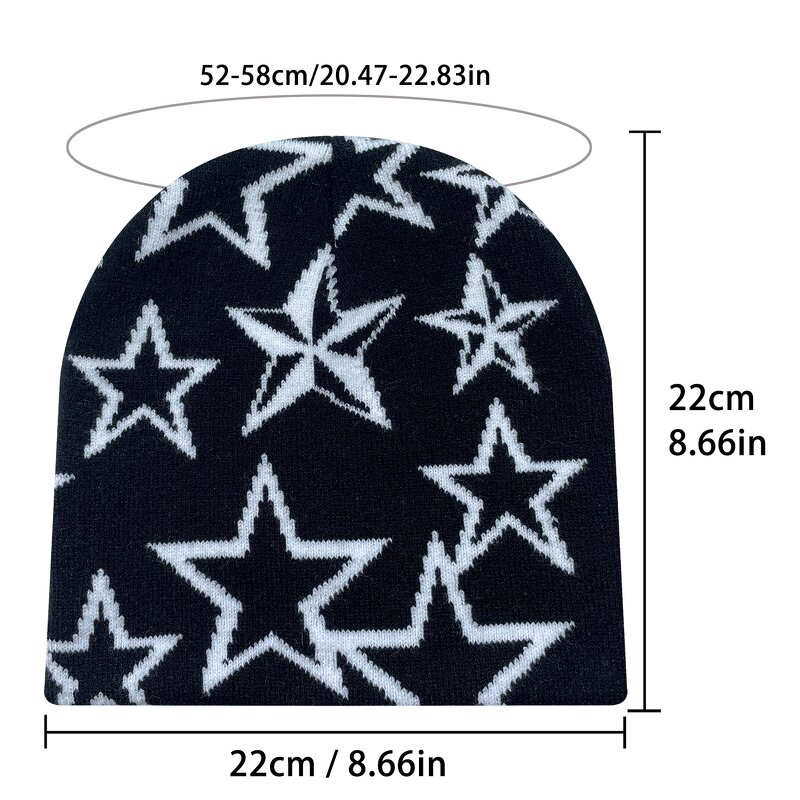 Knitted Beanie Supplier - Wholesale Custom Tags Cuffless Jacquard Embroidery