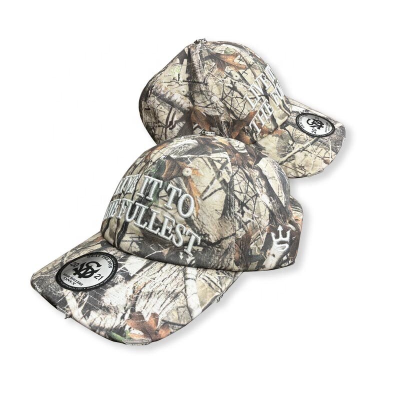 Dad Hat Factory - Custom Embroidery 3D Puff Low Profile Camo