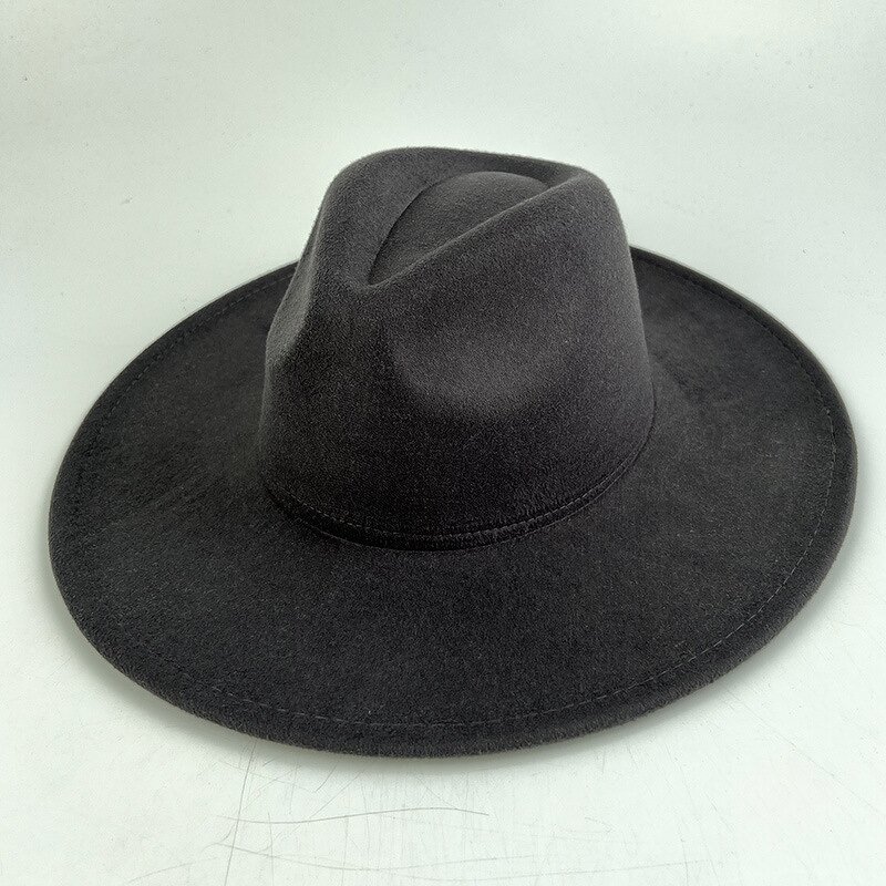 Fedora Hat Supplier - Vintage Solid Color Custom Brand Label Felt