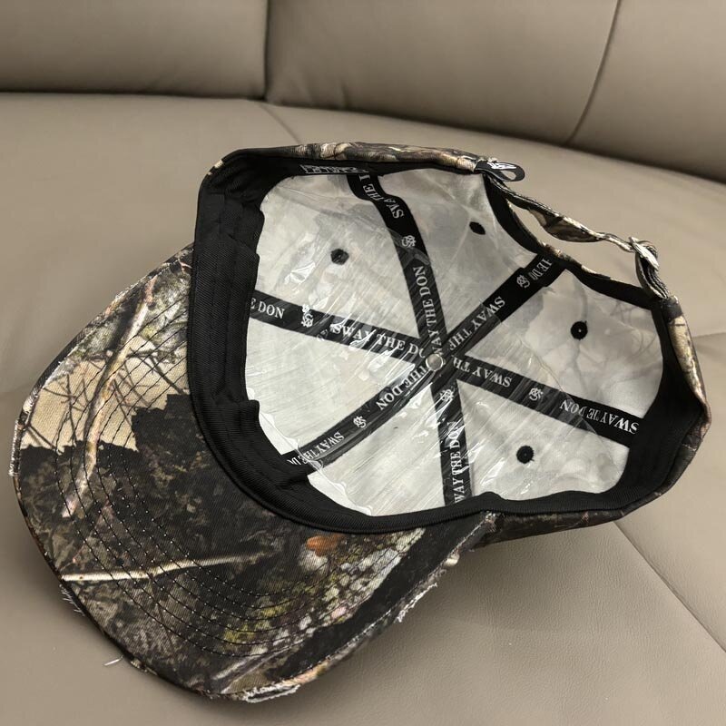 Dad Hat Supplier - Sublimation Print Camouflage 3D Embroidery Vintage