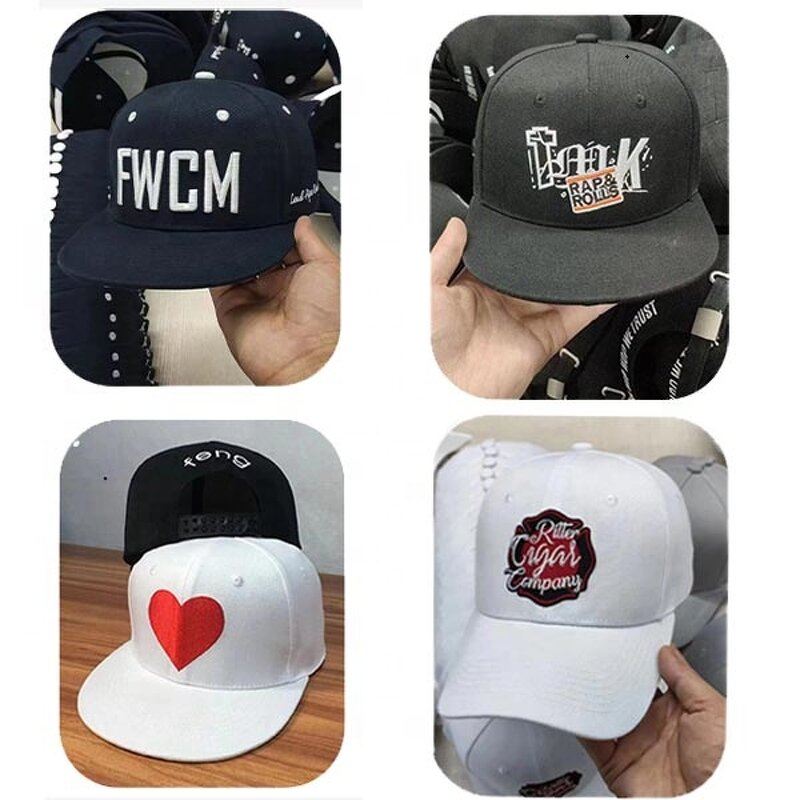 Baseball Cap Supplier - Custom Embroidery Flat Brim Hip Hop