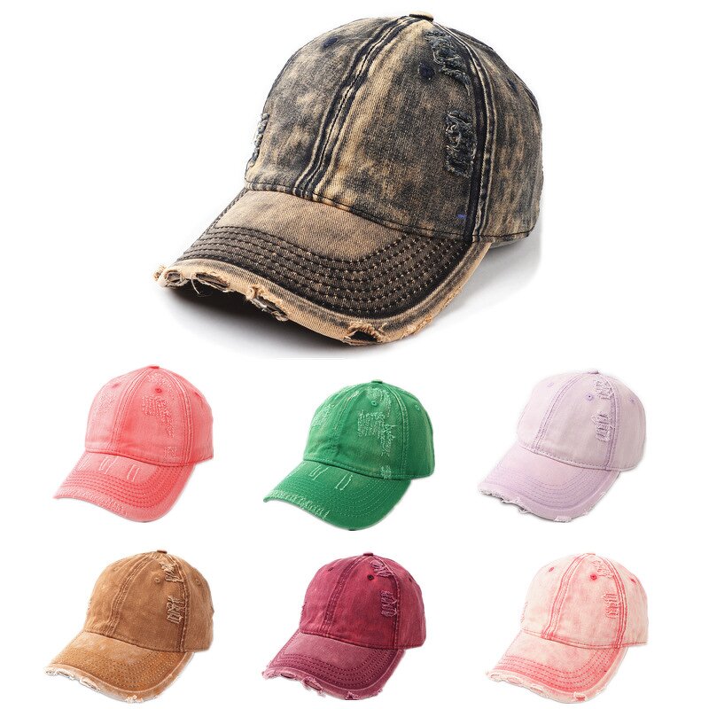 Denim Dad Hat Factory - Wholesale Plain Embroidery Leather Patch Vintage