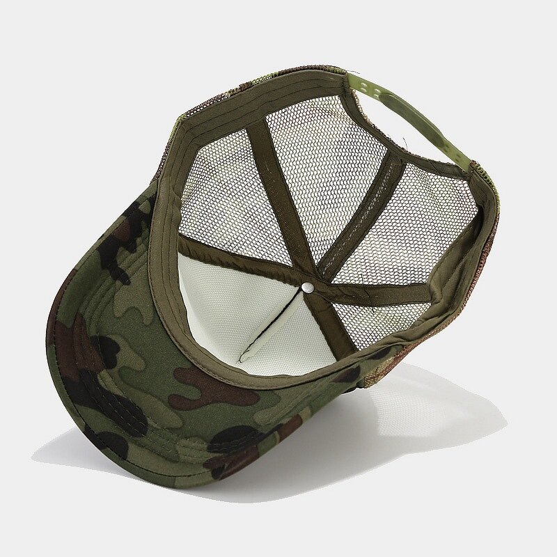 Trucker Hat Supplier - Low MOQ Custom Patch Sublimation Print Camo