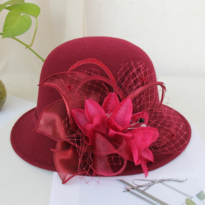 Church Hat Supplier - Wholesale Custom Private Tags Label Women Elegant