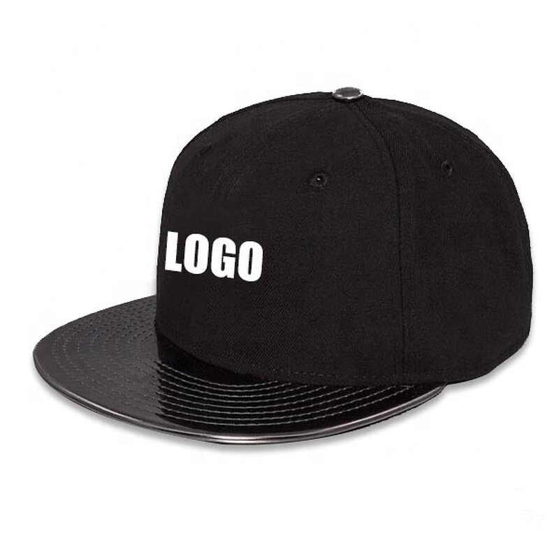 Baseball Hat Supplier - Full Custom 6 Panel Flat Brim Embroidery
