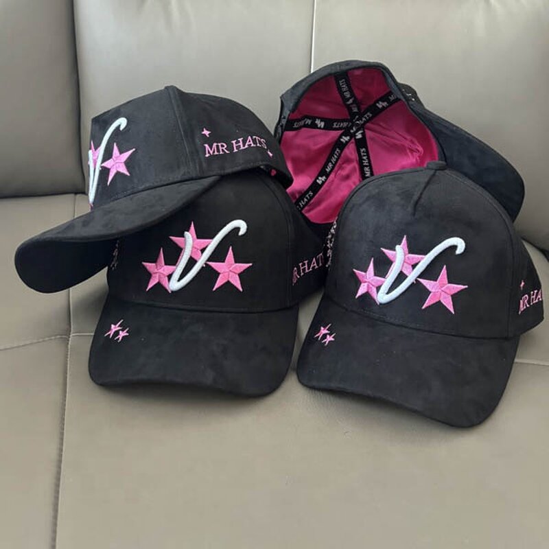 Snapback Baseball Hat Factory - 5 Panel Suede Satin Lined