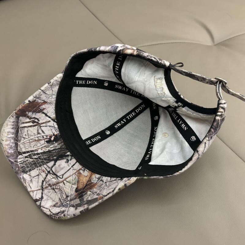 Mesh Trucker Snapback Hat Supplier - New Brand Print Camo Contrast Flat Brim