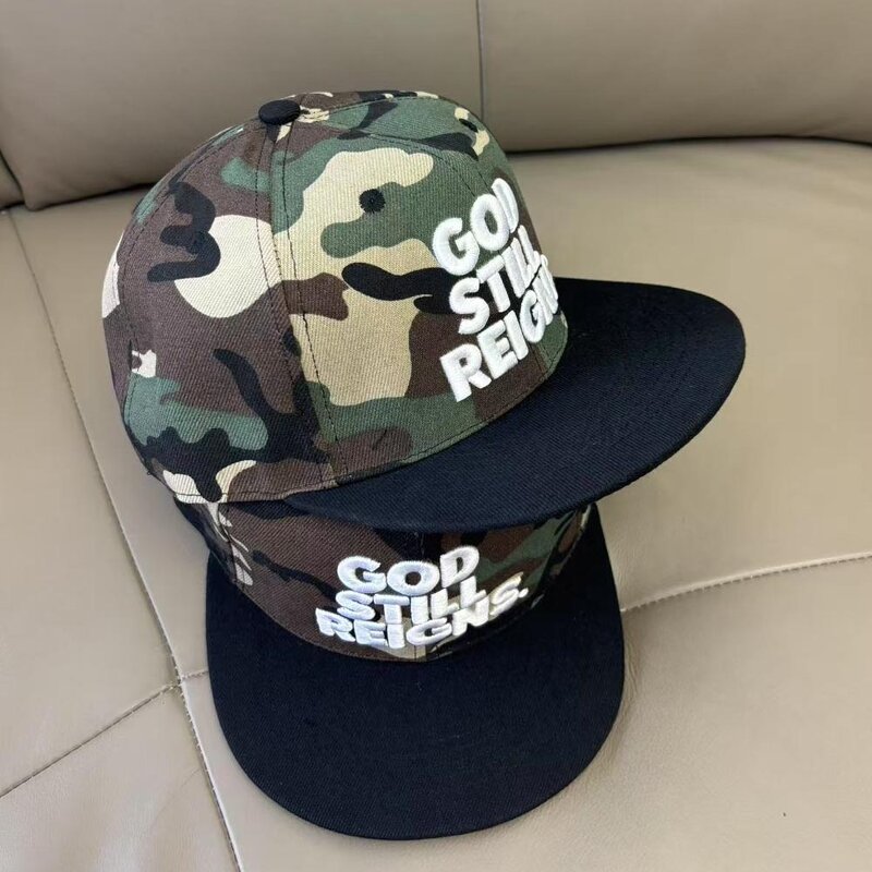 Camo Snapback Hat Factory - Low MOQ 3D Embroidery 6 Panel