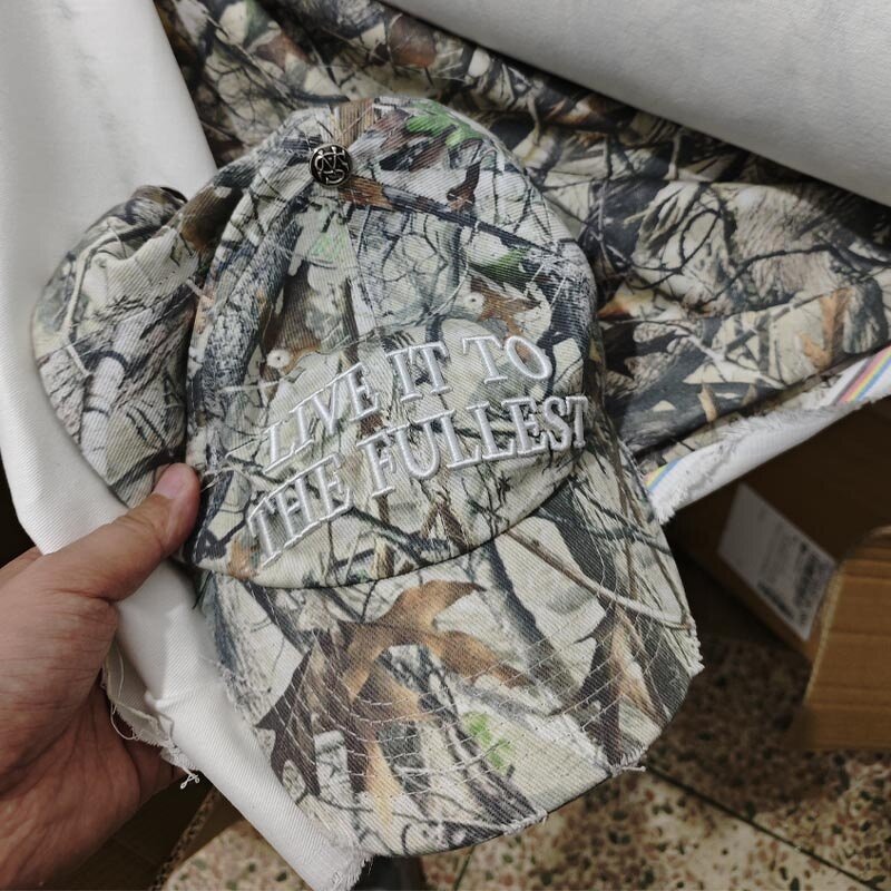 Dad Hat Factory - Custom Embroidery 3D Puff Low Profile Camo