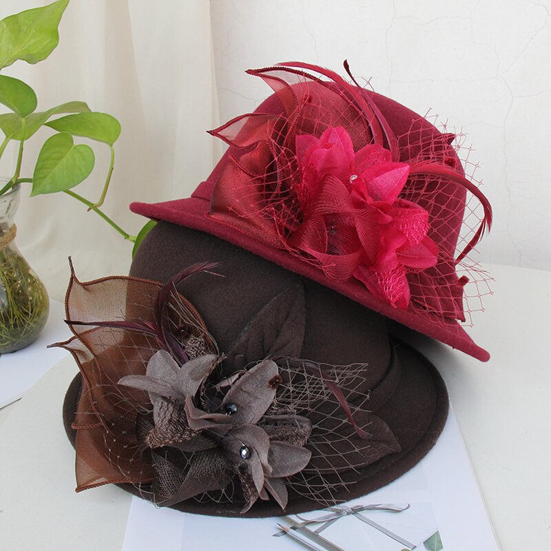 Fedora Bucket Hat Supplier - Wholesale Women Flower Custom Brand Label
