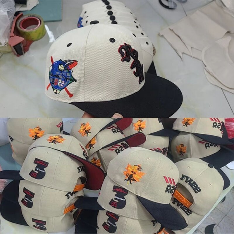 Baseball Cap Supplier - Custom Embroidery Flat Brim Hip Hop