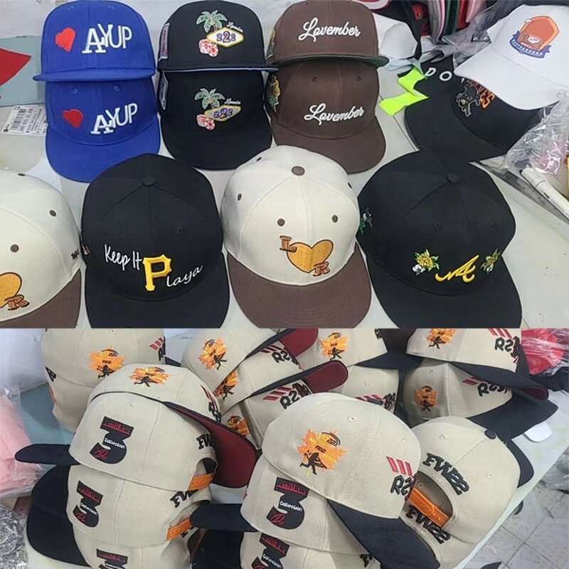 Baseball Cap Supplier - Low MOQ Custom 6 Panel Blank Flat Brim