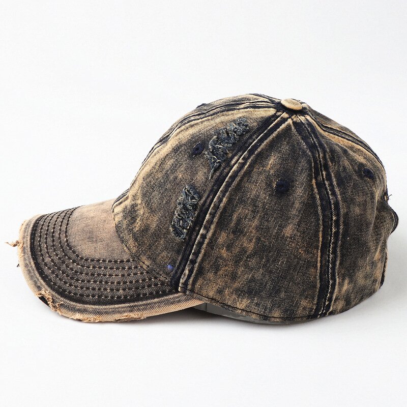 Denim Dad Hat Factory - Wholesale Plain Embroidery Leather Patch Vintage