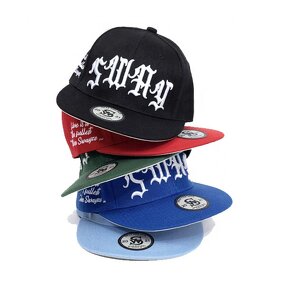 Snapback Hat Factory - OEM Embroidery 6 Panel Flat Brim Custom