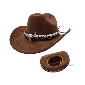 Cowboy Hat Factory - Hot Selling Custom Brand Label Suede Fedora