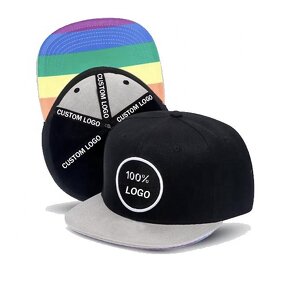 Snapback Hat Supplier - MOQ 20 Flat Brim 3D Puff Embroidery