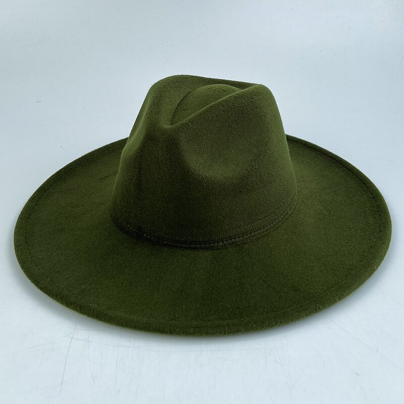 Fedora Hat Supplier - Vintage Solid Color Custom Brand Label Felt