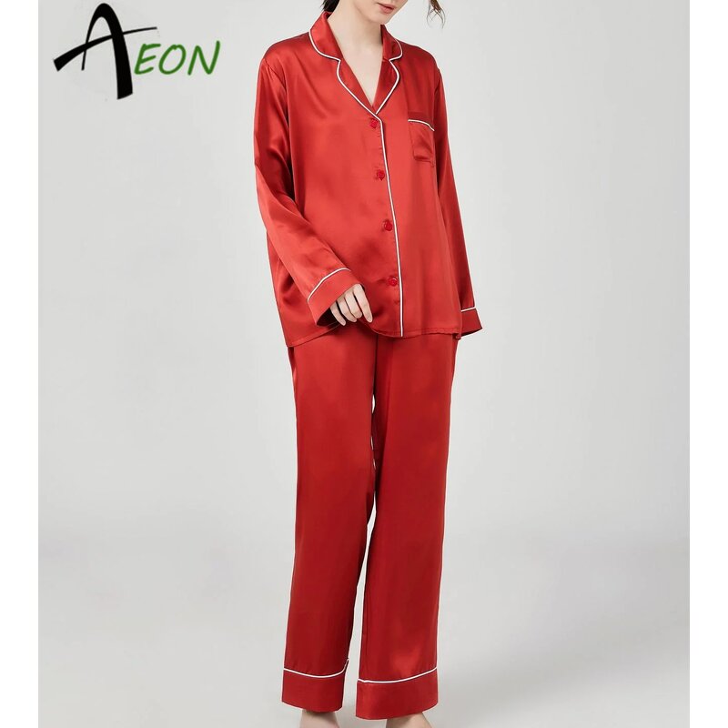 Custom Pajamas Factory - Silk Satin Long PJ Set Manufacturer