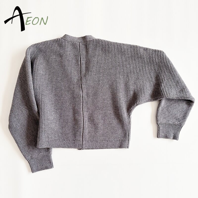 Women's Cardigan Factory - Patent Knit Oversized Top
