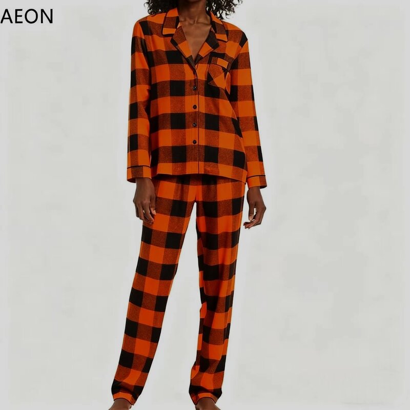 Women's Flannel Pajamas Factory - Bulk Plaid Pajama Set
