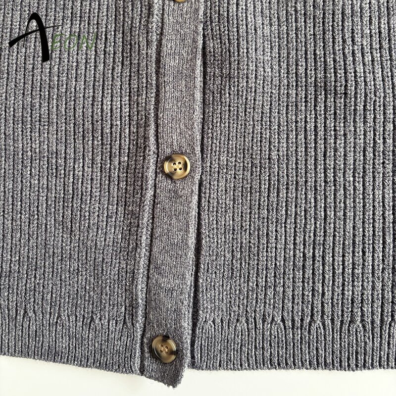 Women's Cardigan Factory - Patent Knit Oversized Top