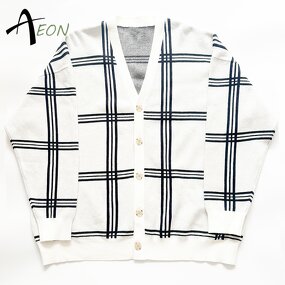 Check Knit Sweater Factory - Custom Vintage Cardigan