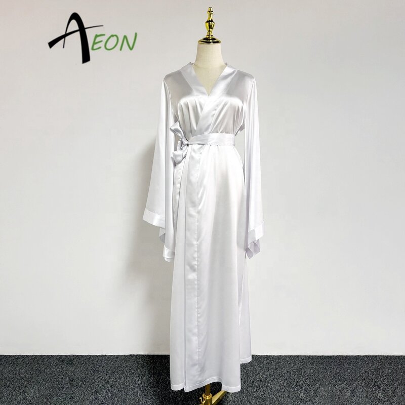 Custom Silk Wedding Robe Factory - Long Elegant Robe