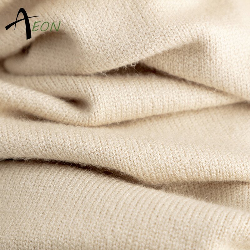 Women's Knit Set Factory - V Neck Cable Knit Pants Set