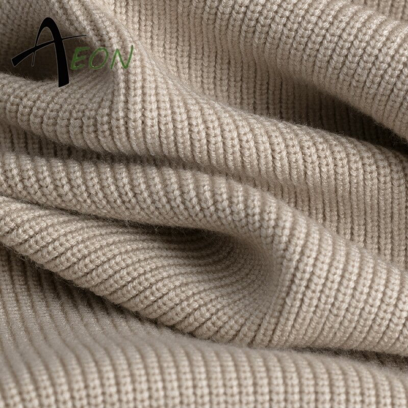 Women's Knit Set Factory - Polo Neck Sweater Skirt Set