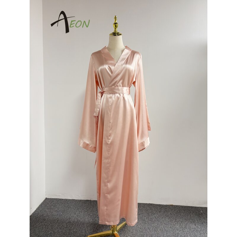 Custom Silk Wedding Robe Factory - Long Elegant Robe