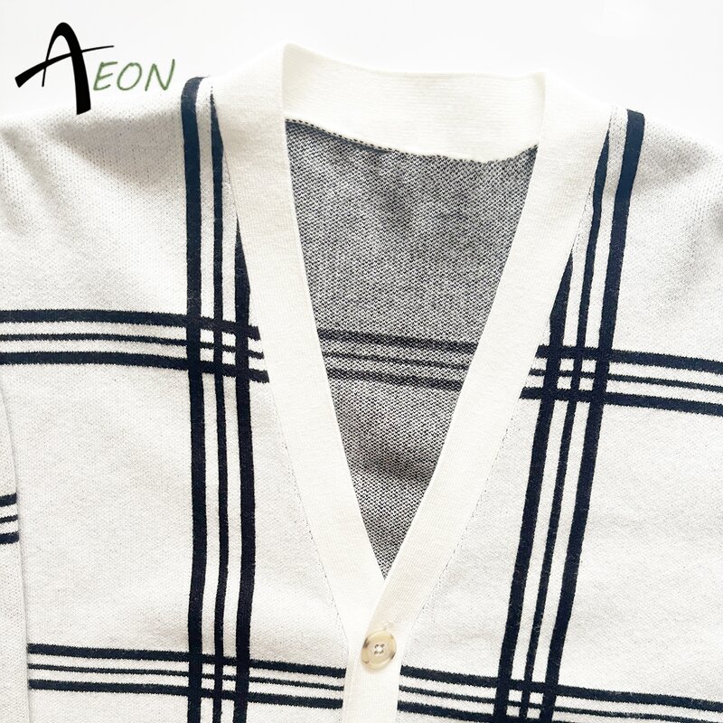 Check Knit Sweater Factory - Custom Vintage Cardigan