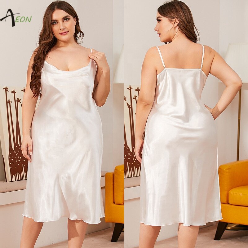 Plus Size Nightgown Factory - Oversize Slip Nightdress
