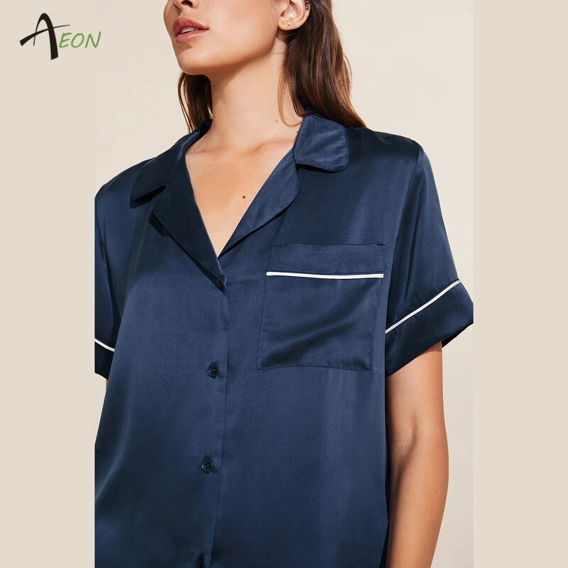 Custom Spandex Satin Pajamas Factory - Shorts Pajama Set