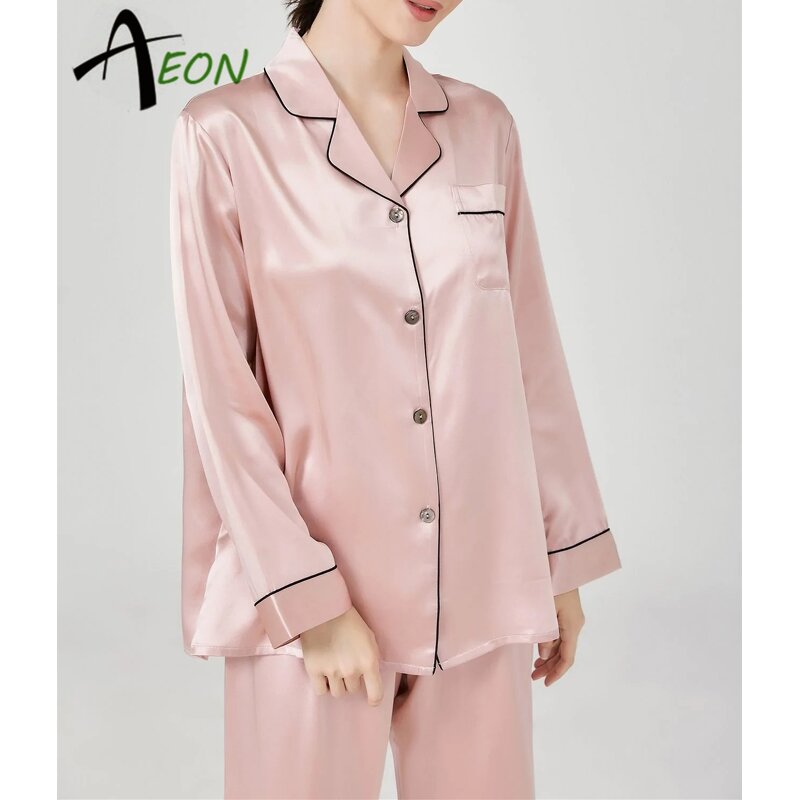 Custom Pajamas Factory - Silk Satin Long PJ Set Manufacturer