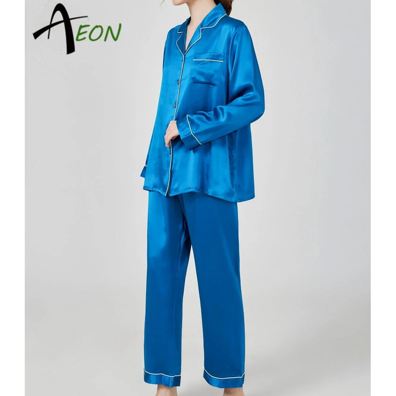 Custom Pajamas Factory - Silk Satin Long PJ Set Manufacturer