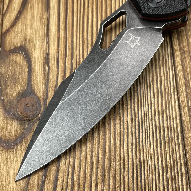 Pocket Knife Supplier - 033 Black Drop Point Blade EDC Camping