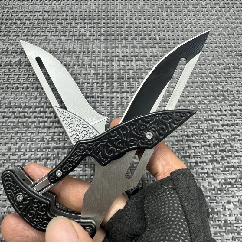 EDC Folding Knife Supplier - 2024 New Design Mechanical Magician D2 Steel