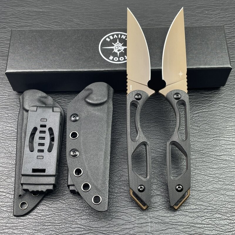 Fixed Blade Knife Factory - Customizable M390 Steel Integral Handle Tactical