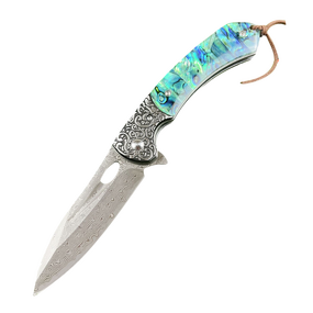 Damascus Folding Knife Factory - Steel Outdoor Camping Survival Multi-Tool